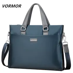 VORMOR бренд деловой мужской портфель Сумка водонепроницаемая 14 дюймов Сумка для ноутбука повседневная мужская сумка модные сумки на плечо