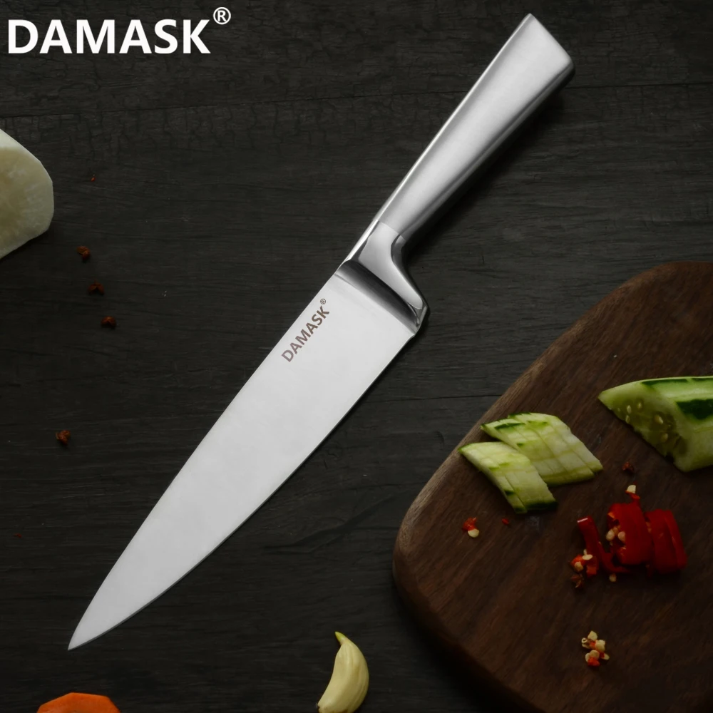 Дамаск Gyutou фруктов, универсальный нож Santoku для нарезки хлеба кухонные ножи шеф-повара набор Нержавеющая сталь Ножи комплект мясо аксессуары Cleaver