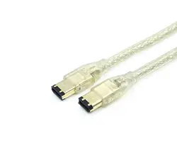 IEEE 1394 кабель 1394a 6pin папа до 6 pin папа 6-6 pin Firewire iLink DV камера звуковая карта аудио интерфейс соединительный кабель