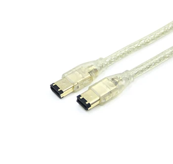 

IEEE 1394 Cable 1394a 6pin Male to 6 pin Male 6-6 pin Firewire iLink DV Camera Sound Card audio Interface Connection Cable