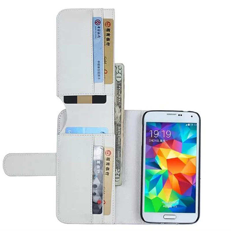 Для Samsung Galaxy S5 I9600 Мода PU кожаный кошелек стиль флип стенд телефон случае Protecive