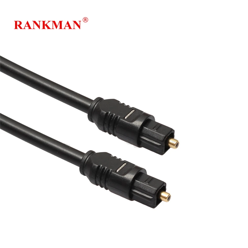 Rankman Gold Plated Digital Optical Audio Cable Toslink SPDIF Coaxial Cable for Amplifier Blu-ray Player Xbox 360 DVD Rankman Gold Plated Digital Optical Audio Cable Toslink SPDIF Coaxial Cable for Amplifier Blu-ray Player Xbox 360 DVD