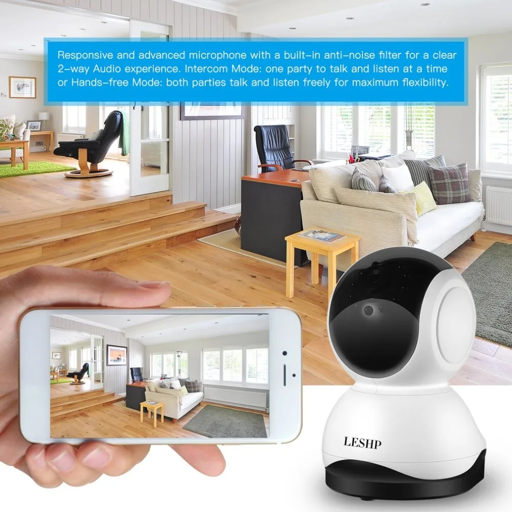 

720P 1280*720 1MP Wireless WiFi HD IP Camera HD Pan/Tilt/Zoom Surveillance IP Camera Wifi for Home Security