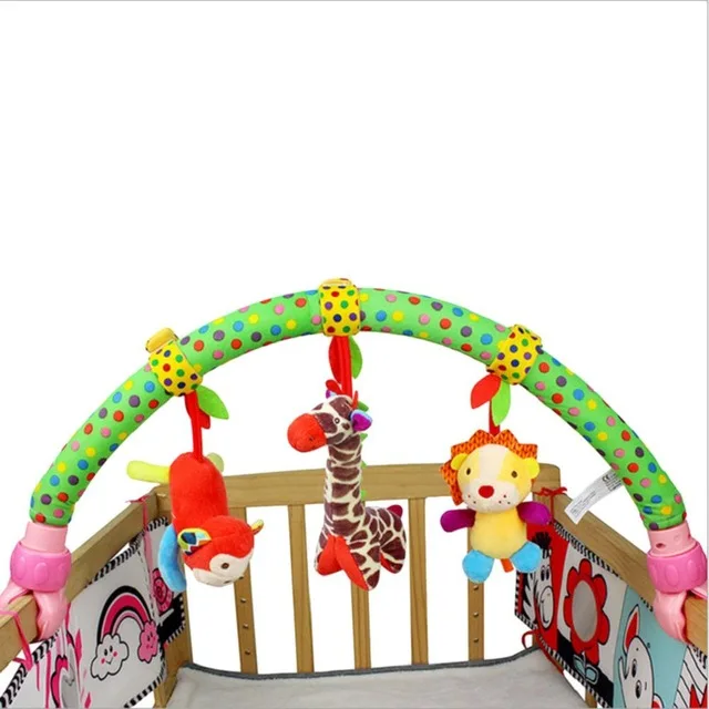 Baby Hanging Toys Stroller Bed Crib For Tots Cots Rattles Seat Plush