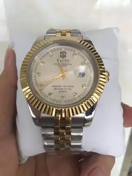 

New TACTO Top Brand Luxury Quartz Watch Men Military Sport Wristwatch 316L stainless Watches Mens Business Clock with bracelet