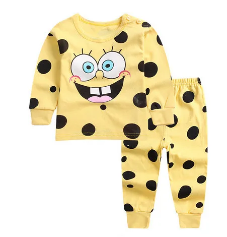 

URFine Baby boy Clothes New Children Clothes Sets Baby Girls Sleepwear Long Sleeve Leisure Wear Kids Pajamas suit