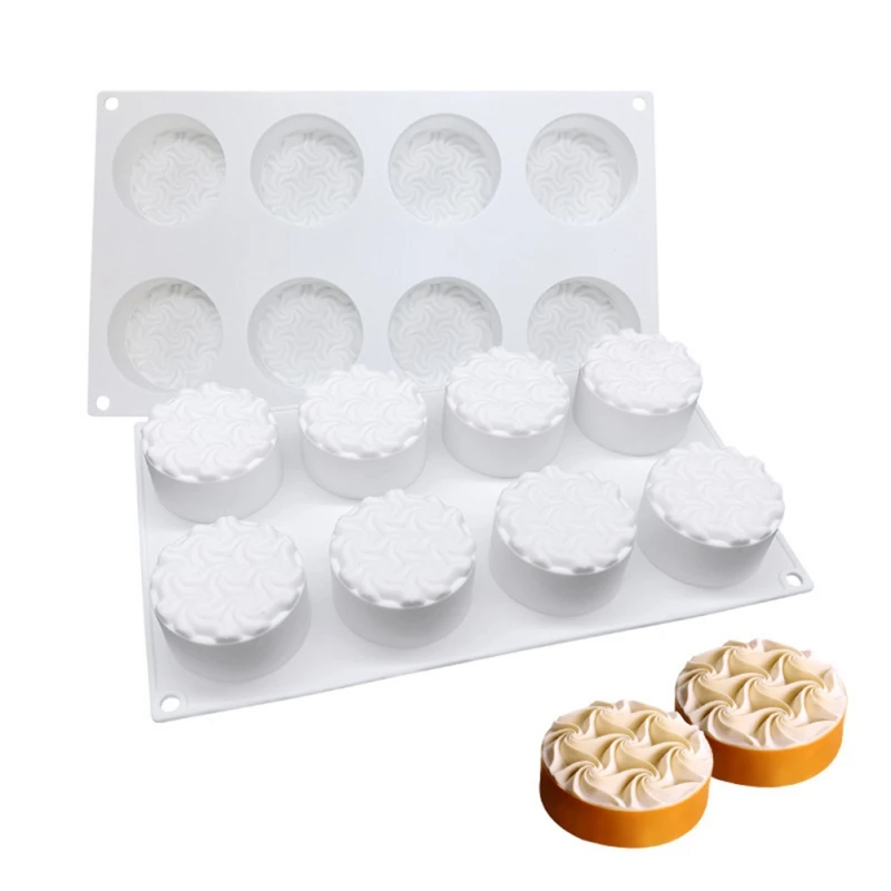 

New Silicone Cake Mold 8/1Shape Chocolate Baking Tools Non-stick Cake Mold Jelly&Candy Mold 3D Mold Decoration DIY