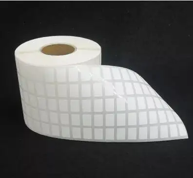 15*10mm 5000pc Free shipping fragile paper sticker security sealing tape tamper evident stickers Destructible blank white labels