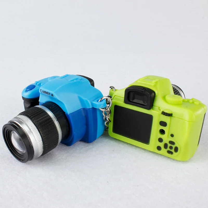 Buy New Chic Cute Mini Camera Toy Car Keychain With Flash Light And Sound PVC