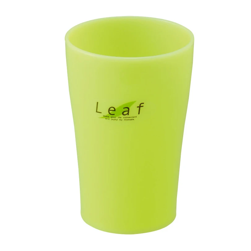 freeshipping leaf Rinse cup gargle plastic cup for brushing teeth lovers wash cup child Rinse