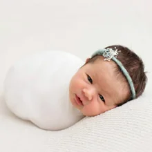 50*150 см новорожденных фото реквизит обертывания, вязать мягкий стрейч Фотография реквизит ребенок длинный шарф Свинг гамак пеленания