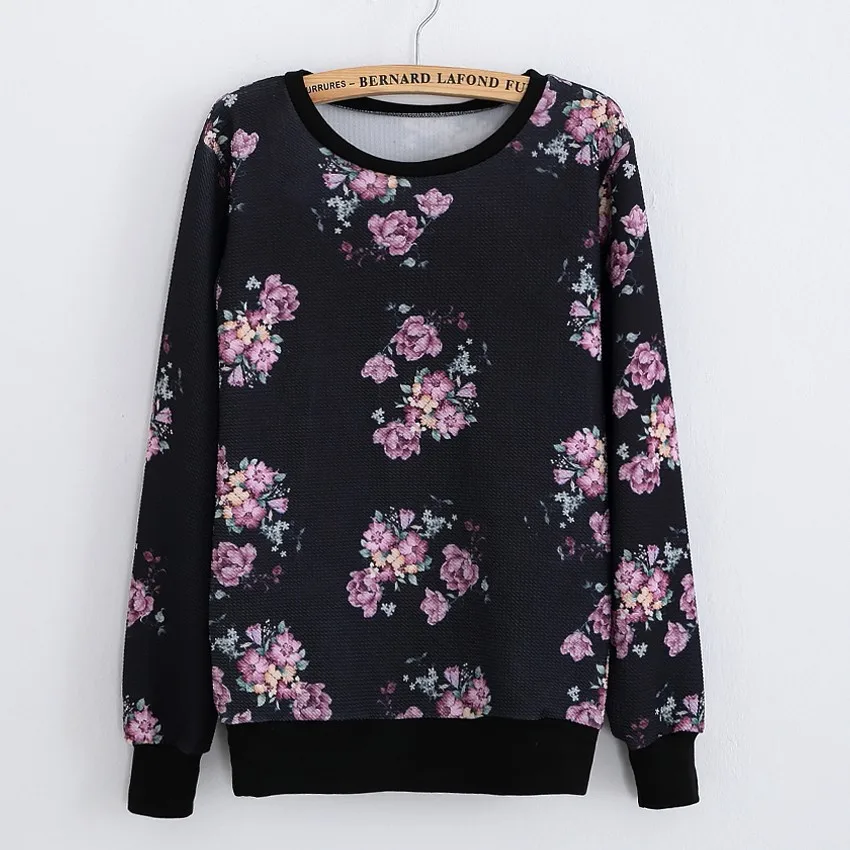 Красивые цветы harajuku sudaderas mujer 2015 зима одежда рождественские толстовки толстовка женщины повседневная пуловер костюмы Красивые цветы harajuku sudaderas mujer 2015 зима одежда рождественские толстовки толстовка женщины повседневная пуловер костюмы