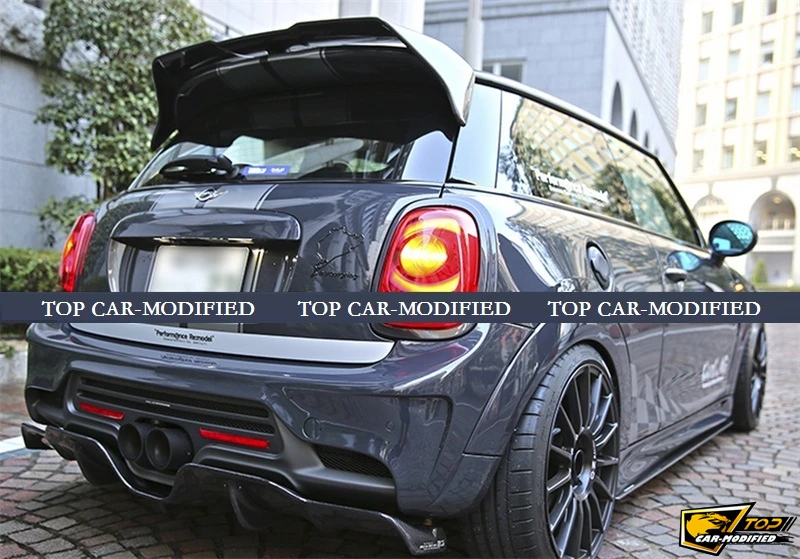 Спойлер на крыше из углеродного волокна для Mini F56 Cooper S DUELL AG style, спойлер на багажник, крыло