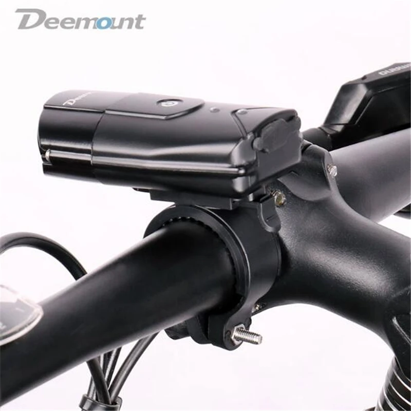 Best Deemount BCL-210 Bicycle Headlight Cycling R3 L2 LED Front Lighting USB Charge Touch Switch Water Proof Handlebar Lantern 3