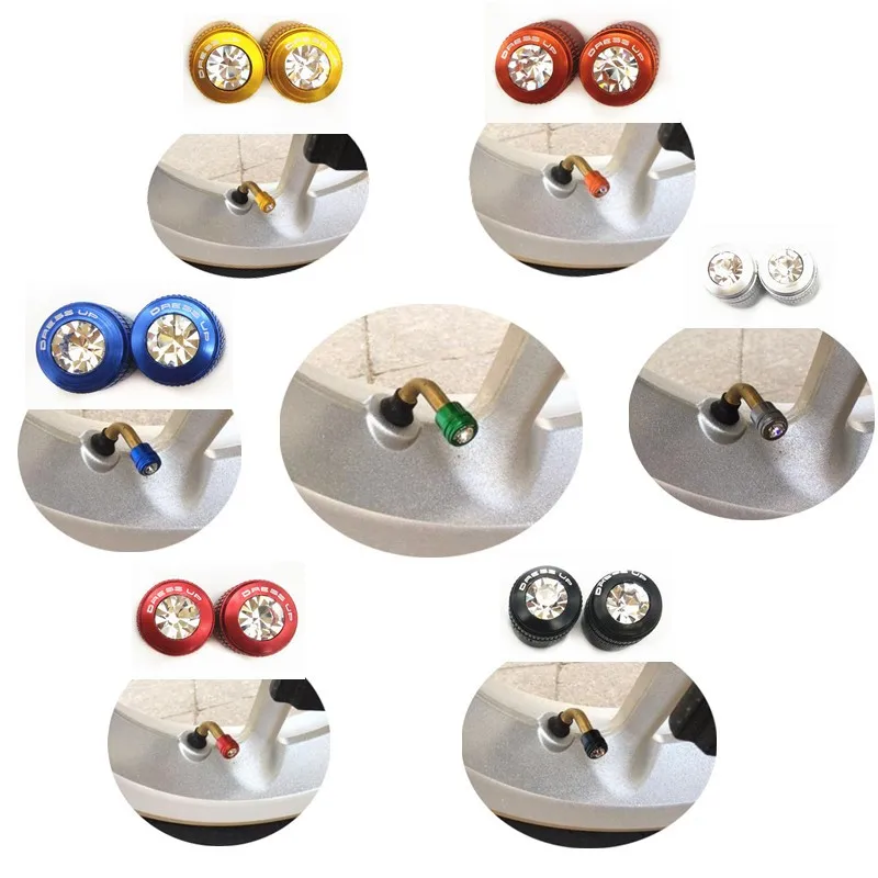 

Motorcycle accessories nmax xmax wheel rim tire dust air ventil valve shiny diamond valve cap For Yamaha nmax155 xmax300 xmax