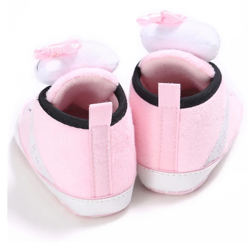 Спортивные розовые детские кроссовки с рисунком «hello kitty» для маленьких девочек; первые ходунки с рисунком медведя для мальчиков; нескользящая подошва; Bebe Sapatos; обувь для новорожденных; Scarpe; детская обувь