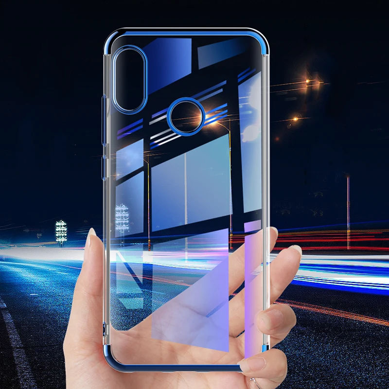

Soft case For xiaomi redmi note 5 Pro Case Silicon Fitted Plating Electroplate Protector Cover For redmi note 5 note5 Pro case