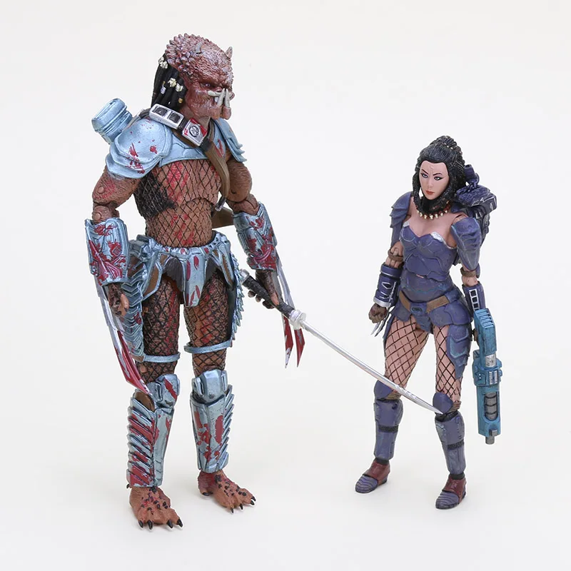 

15-20cm NECA Alien vs Predator figure Hunter Alien She Predator Machiko Noguchi PVC Action Figure Collectible Model Boys Toy