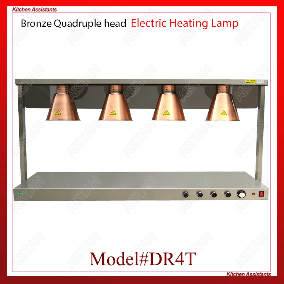 DR3/DR4 electric counter top food warmer heating lamp for buffet and restaurant