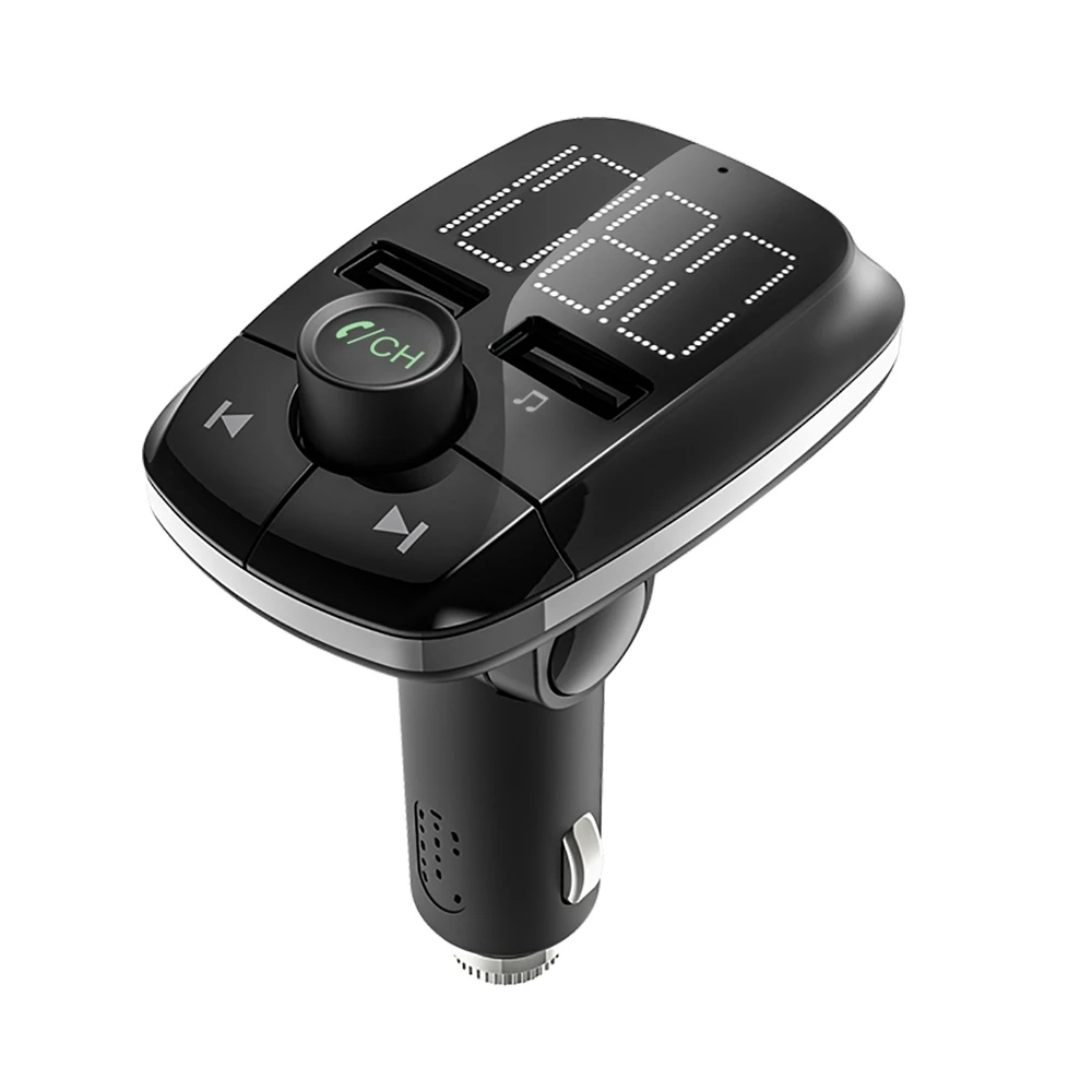 

Car Bluetooth Kit Dual USB Car-Charger Handsfree Audio MP3 Player Car Wireless FM Transmitter Bluetooth Auto Accessories