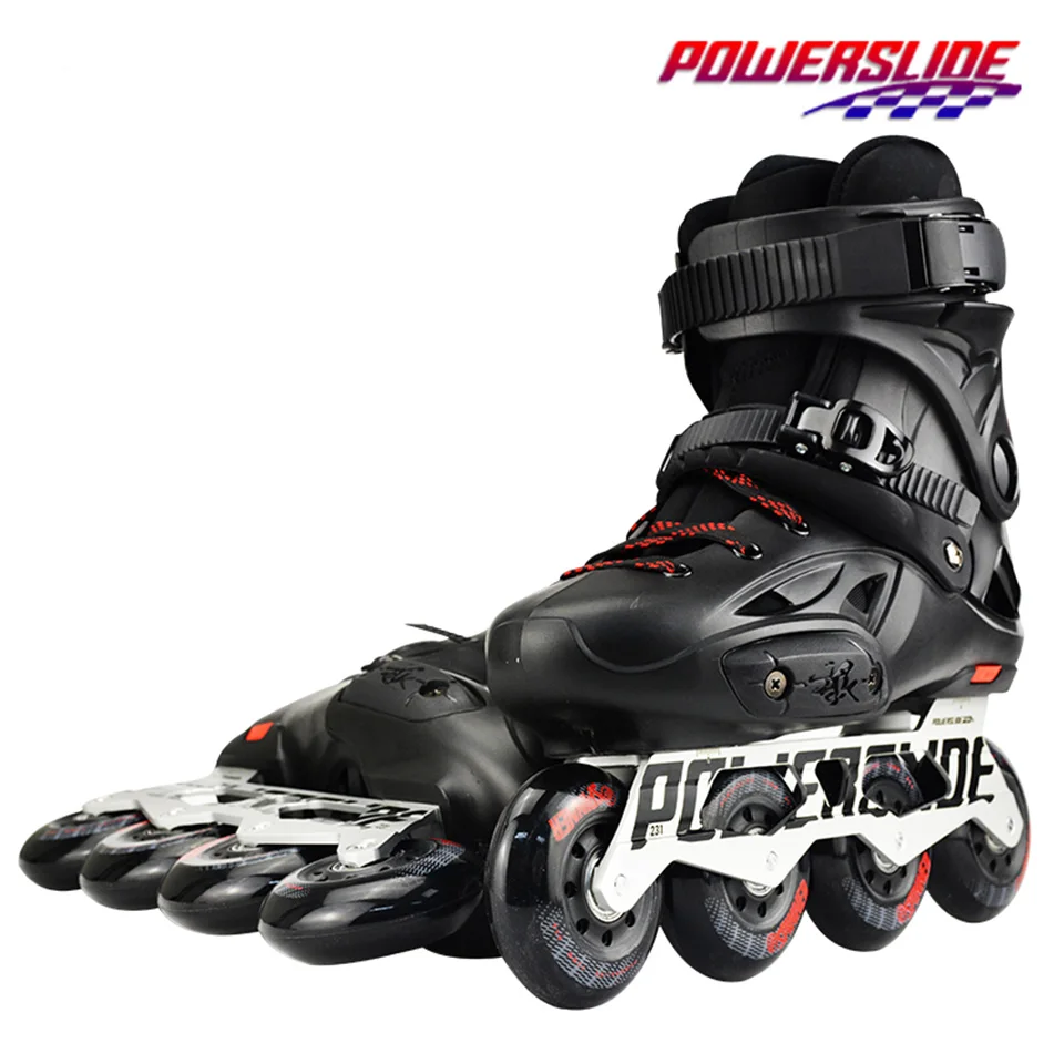 100% Оригинальные 2018 Powerslide Imperial Inline Коньки профессиональные Инлайн ролики для