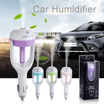 

4 Colors Car Humidifier Mini Portable 180Degree Mist Maker DC 12V Diffuser