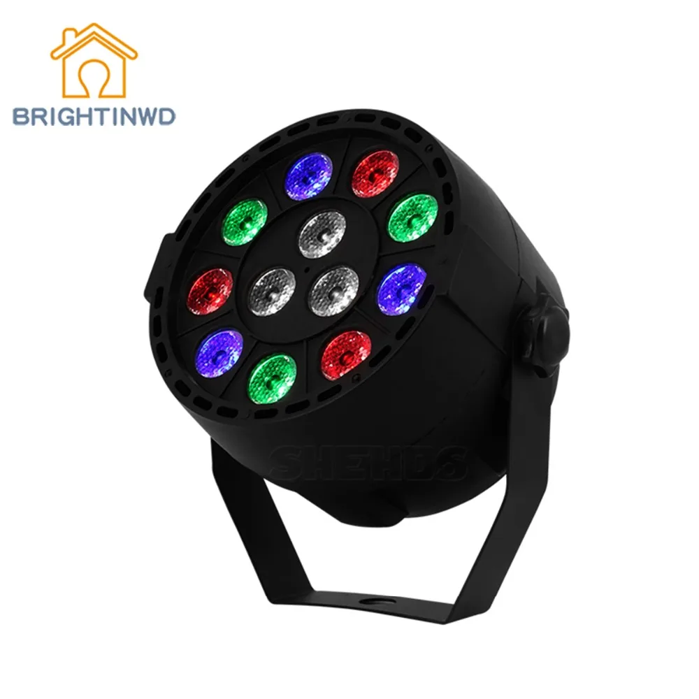 

LED Stage Light 12 RGB DMX512 Stage Lighting Effect LED Par Disco Light EU/US Plug Household Use Party DJ Light