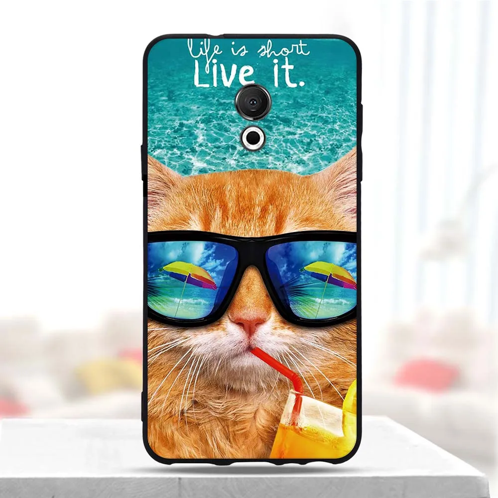 5 46 ''для Meizu 15 Lite чехол Мягкая силиконовая задняя накладка из ТПУ Обложка для M15