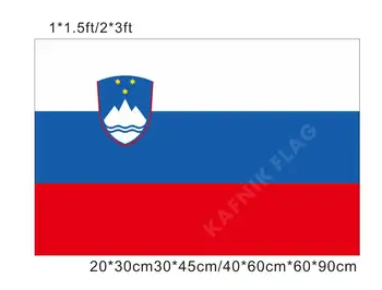 

KAFNIK,free shipping 20*30cm/30*45cm/40*60cm/60*90cm small flags Slovenia National Flag for Countries World Event Decorative Fla