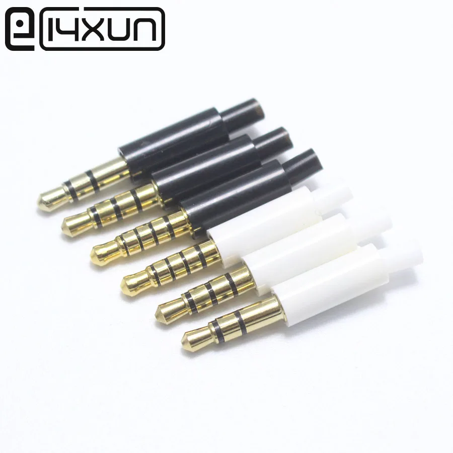 4 шт. мини стерео гарнитура EClyxun 3 5 мм 3/4/5 полюса|connector 3.5|pole connectors4 pole 3.5mm connector |