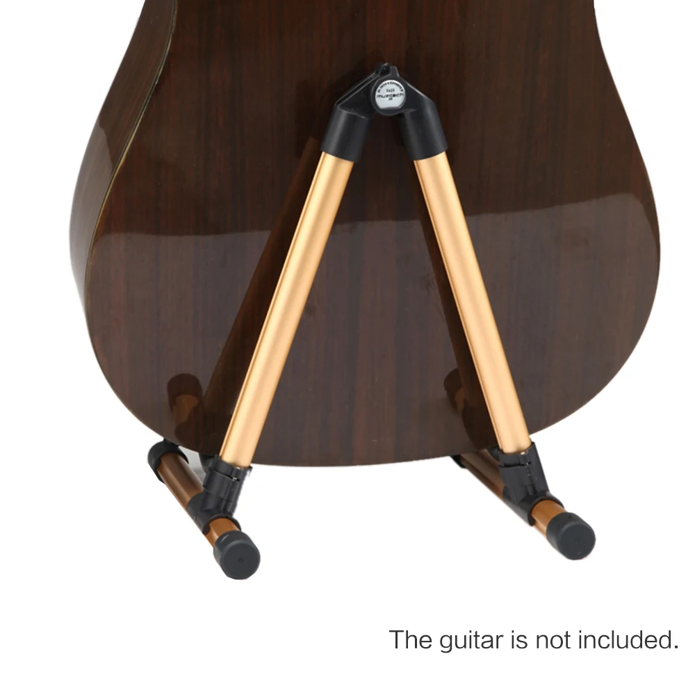 Foldable Guitar Stand Lightweight Portable Guitar Bass Stringed Instrument Stand Holder for Professional Guitarist -