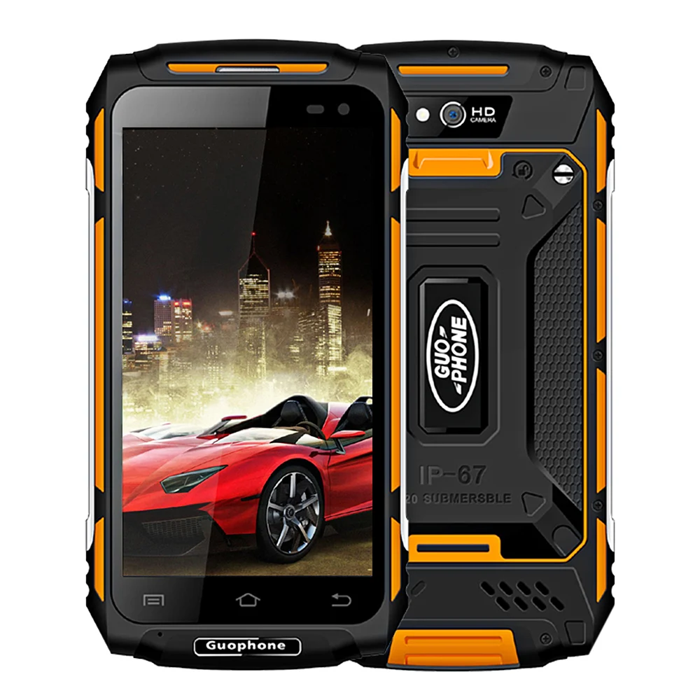 Guophone X2 IP67 Водонепроницаемый 5 0 ''ips Экран Android 6 пыле mtk6737 четыре ядра 1 ГГц 2 ГБ + 16
