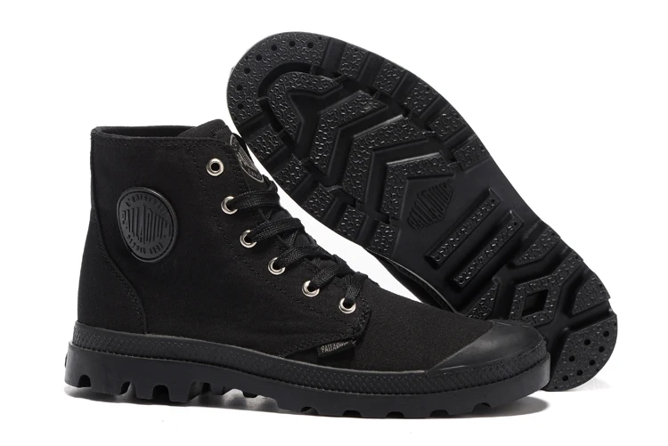 PALLADIUM PAMPA HI ORIGINALE кроссовки TC Классическая парусиновая обувь ботильоны модная повседневная обувь 40-44 - Цвет: 1