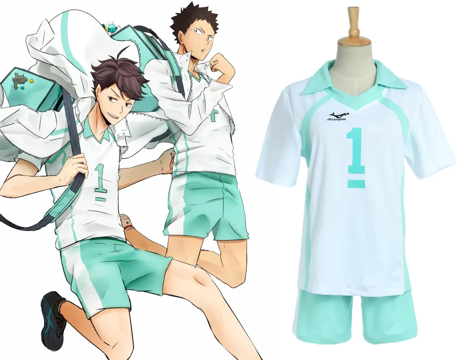 高校制服haikyuu 及川徹コスプレ衣装シャツとパンツセット Anime Costumes Aliexpress