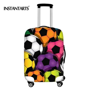 

INSTANTARTS New Arrival Ball Printing Trolley Luggage Protective Covers Apply to 18"-30" Travel Suitcase Elastic Dust Rain Cover