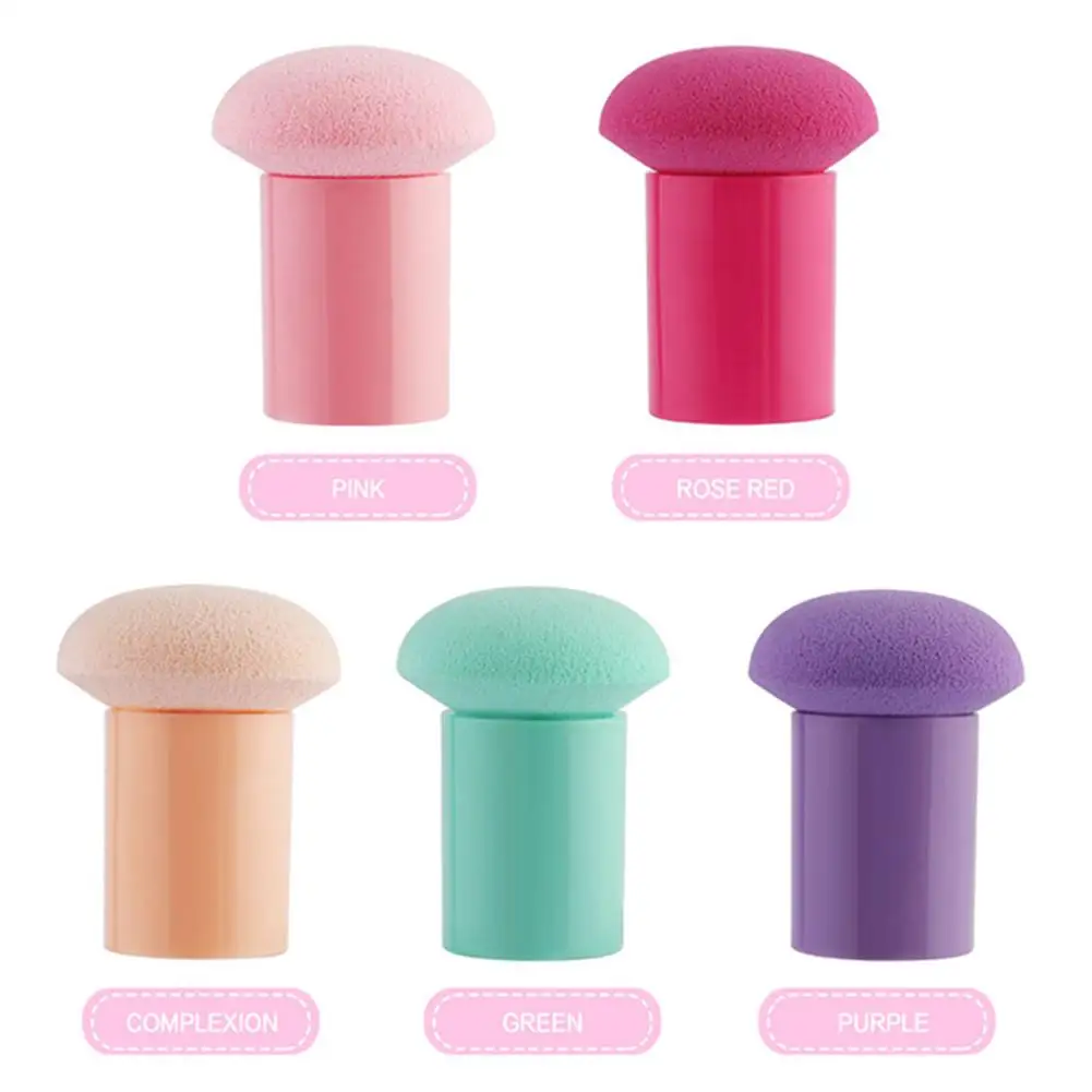 

1Pcs Mushroom Shaped Makeup Sponge Blender Tools Kawaii Make Up Brushes Cosmetics Pro Concealer Foundation Powder Puff