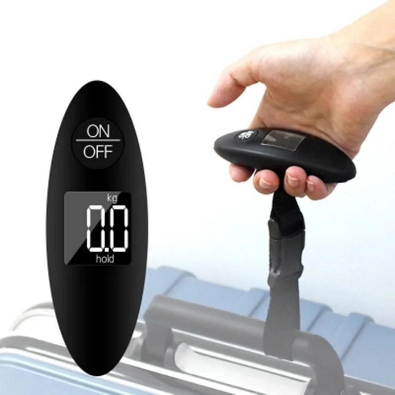 

Urijk 40kg/10g 88Lb Mini Digital Electronic Luggage Scale LCD Display Portable Travel Handheld Weighing Luggage Suitcase Scale