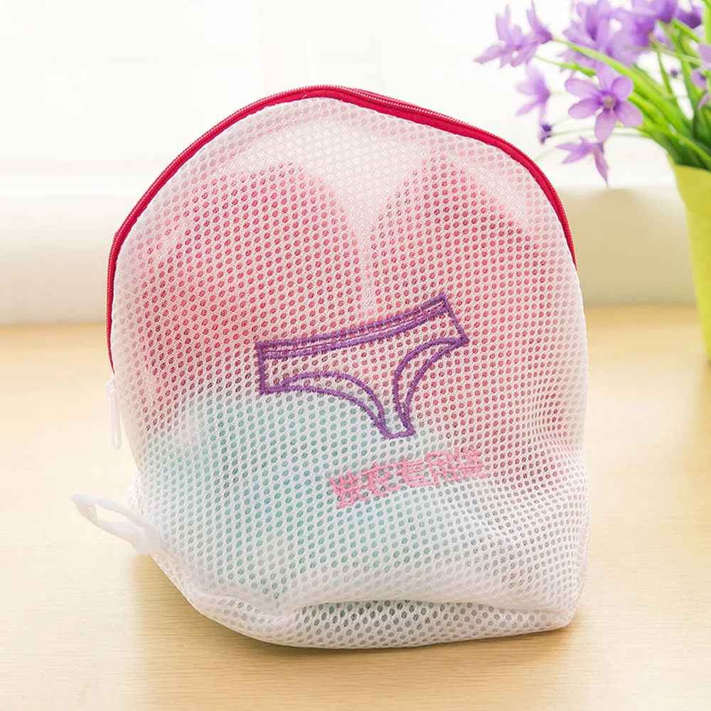 Fashion Fine Embroidered Bra Lingerie Special Wash Laundry Bag Padded Machine Washable Mesh Kit Laundry Basket Bag Laundry Bags (15)