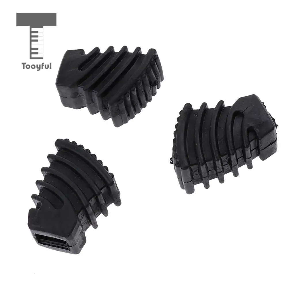 3pcs Replacement Rubber Feet for Single Braced Drum Hardware Cymbal Stands