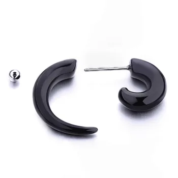 

20PCS/PACK Spiral earring man woman fashion jewelry rock hip pop cool jewelry ear piercing