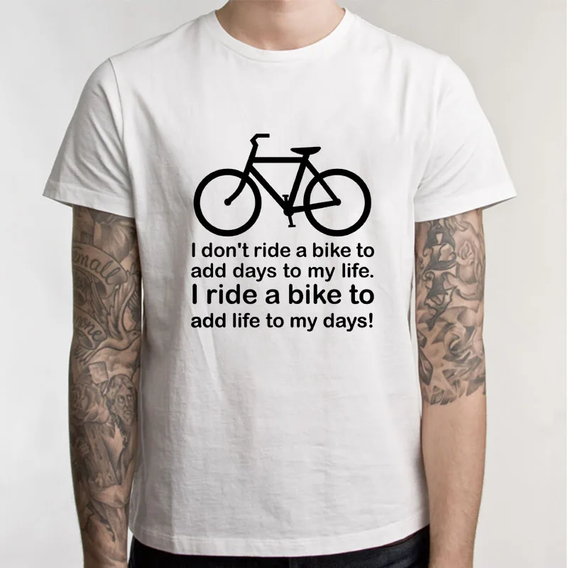 Fashion I Want To Ride My Bicycle T Shirt Men Personalized Custom T
