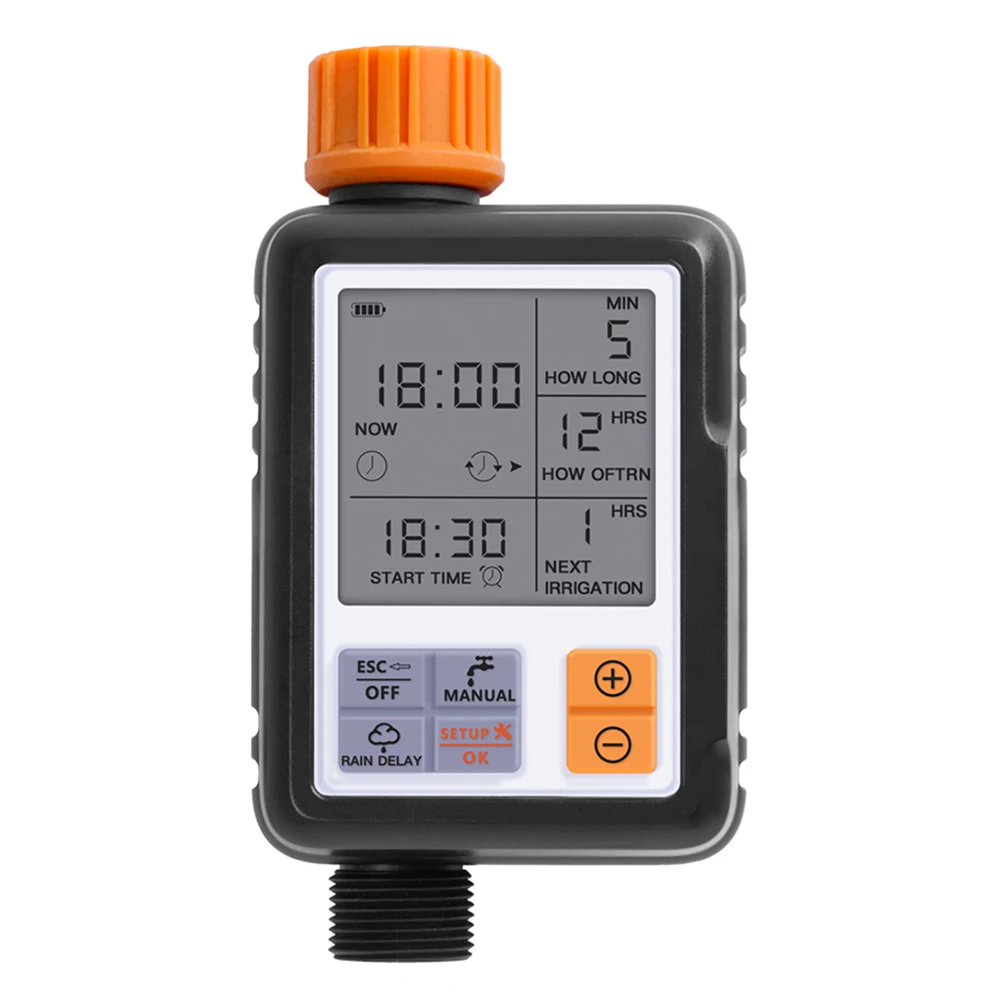 

Automatic Electronic Water Timer LCD Screen Sprinkler Controller Outdoor Garden Timer Automatic Watering Device Irrigation Tools