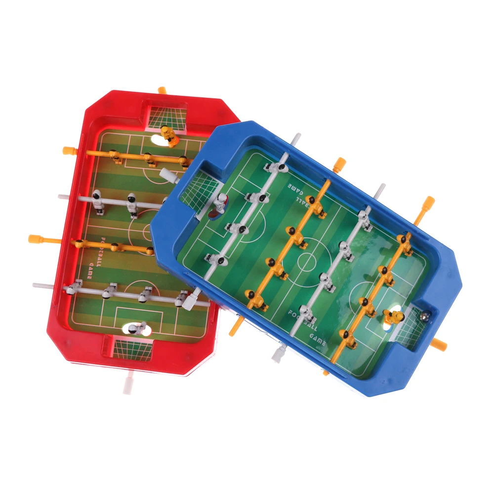 Мини настольный футбол настольная игра Топ Настольный Футбол Машина домашний матч Подарочная игрушка для ребенка случайный цвет 20x12x3,5 см