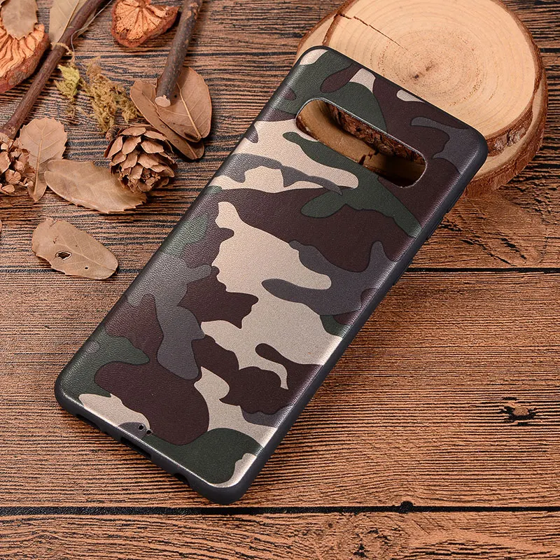 

Shockproof Phone Case For Samsung Galaxy S9 S8 S10 Plus S10E S7 Edge M10 M20 Note 9 8 Army Camouflage Soft TPU Case Cover Coque