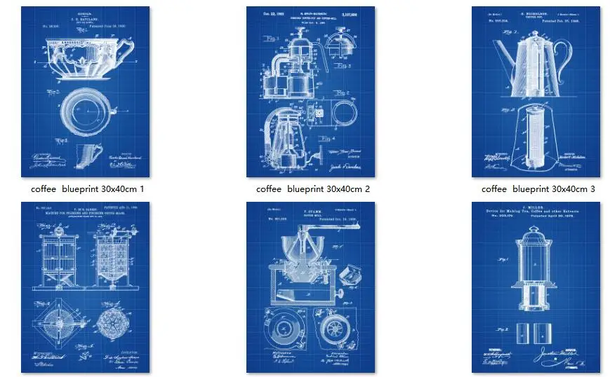 coffee blueprint