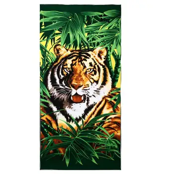 

Jungle King Tiger Bath Towel Drying Washcloth Swimwear Shower 70*140