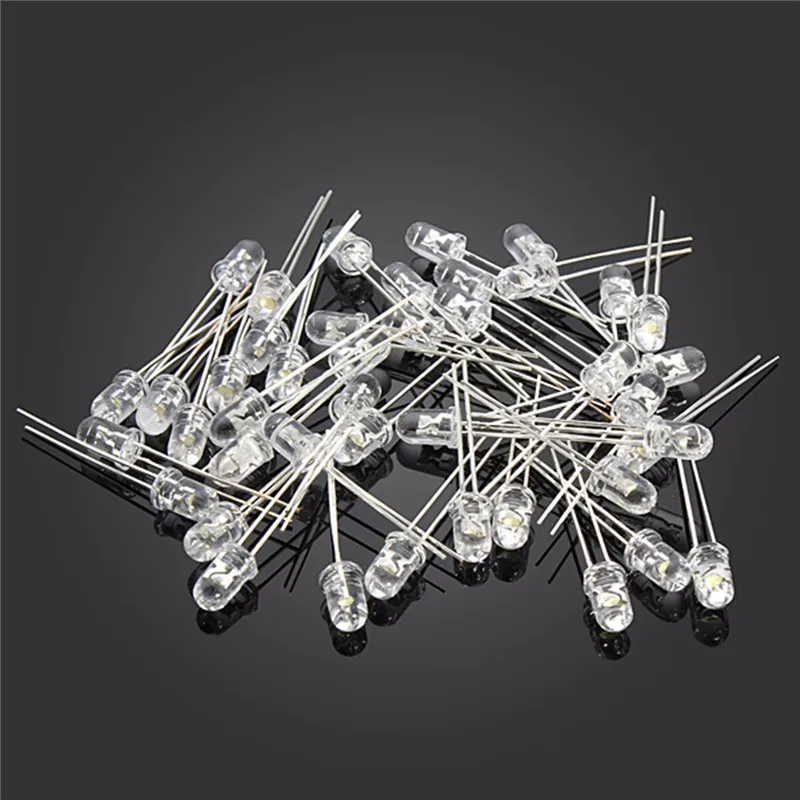 

500Pcs/lot 5mm F5 Ultra Bright Round LED Diode Light Assorted Kit DIY Set Red / Green / Blue / White / Yellow 5 Colors