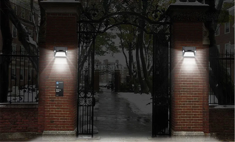 Dual Motion Sensor Solar LED Lights with 12 RGBW LEDs for Garden Solar Light Waterproof Outdoor Yard Garage Porch Led Wall Lamp (9)