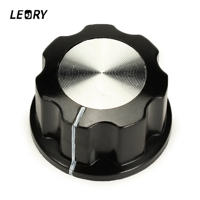 

LEORY 10pcs Speaker Bakelite Knobs Electric Bakelite Rotary Knob Replacement Cover Speaker Potentiometer