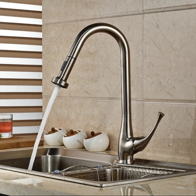 Best Price Stainless Steel European Style Kitchen Faucet with Pull out Sprayer Deck Mount Single Hole Best Price Stainless Steel European Style Kitchen Faucet with Pull out Sprayer Deck Mount Single Hole